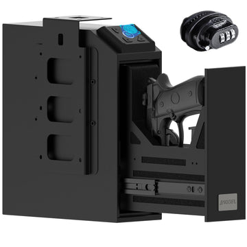 Biometric Slider Safe with Gun Locker - JN11B New