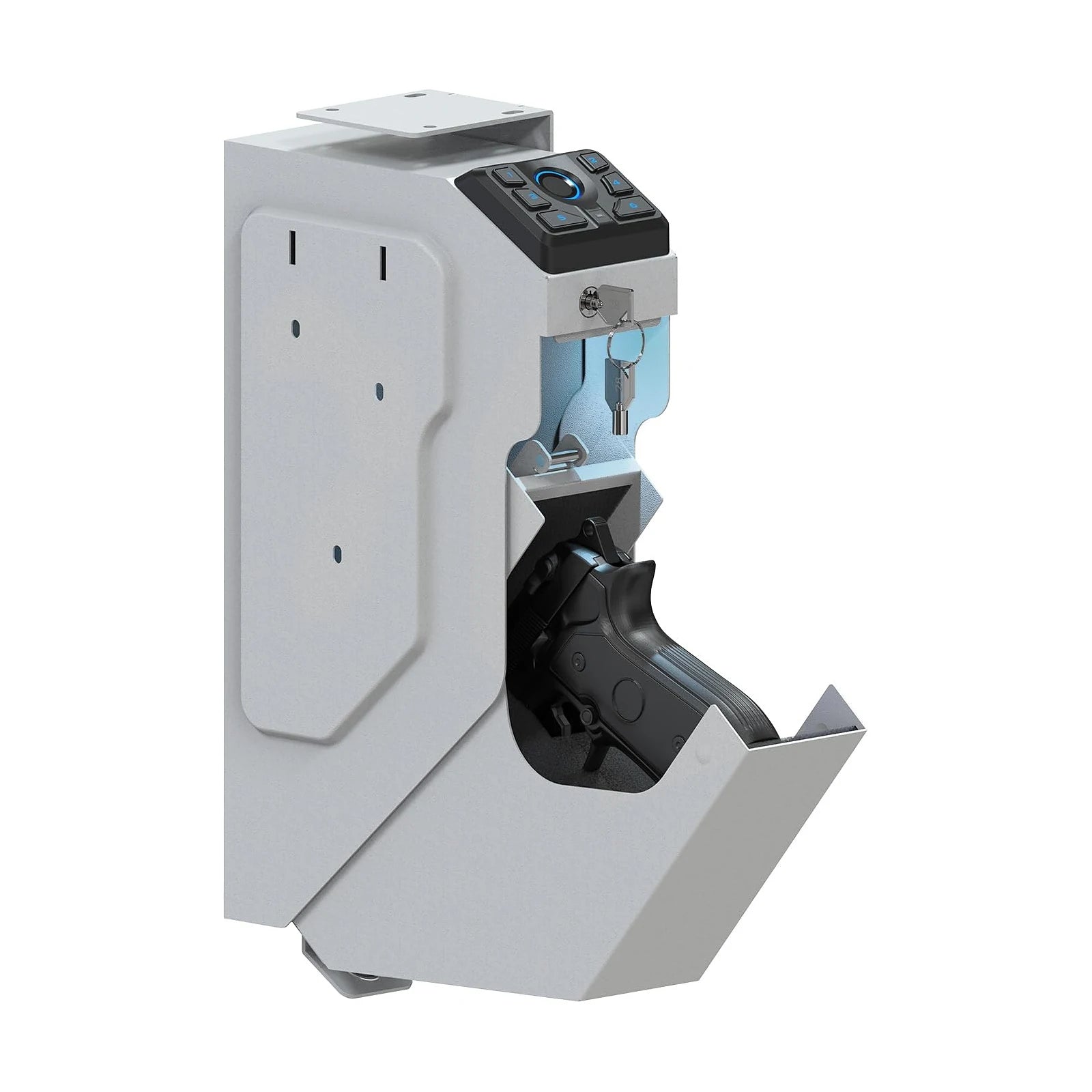 VERPROOF PS0230 biometric gun safe in white